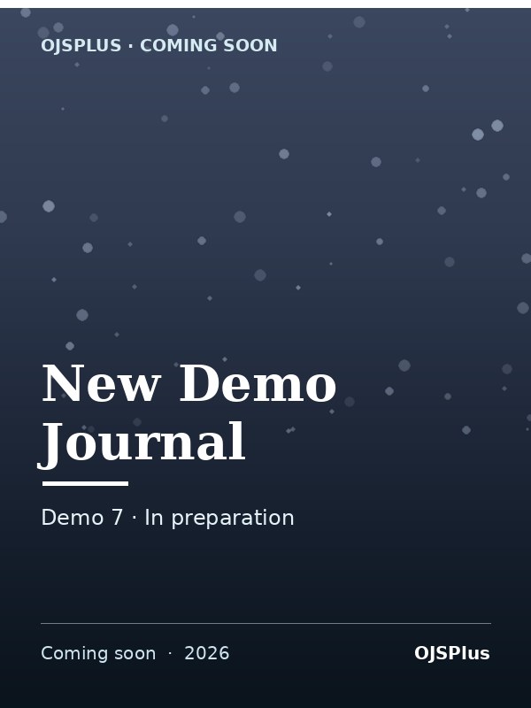 New Demo Journal — Coming Soon