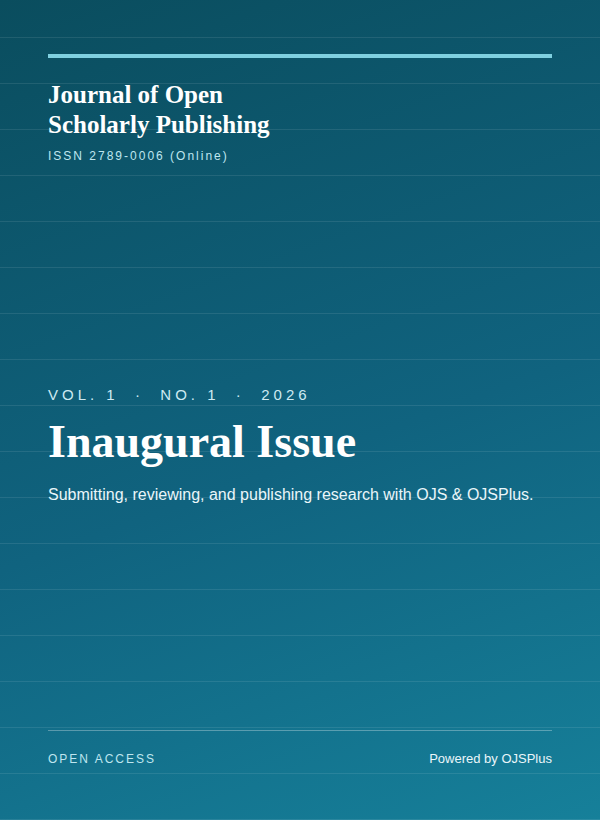 					View Vol. 1 No. 1 (2026): Inaugural Issue
				
